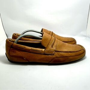 Sperry Top Sider Navigator Driving Loafer Moccasin Mens British Tan Size 11 M